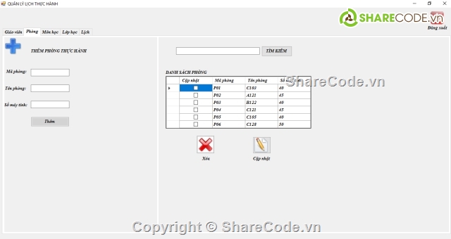 Đồ án,C#,quan ly lich thuc hanh,đồ án c#,đồ án tôt nghiệp c#,winform